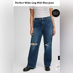 Torrid Wide Leg Jeans - 28 inseam